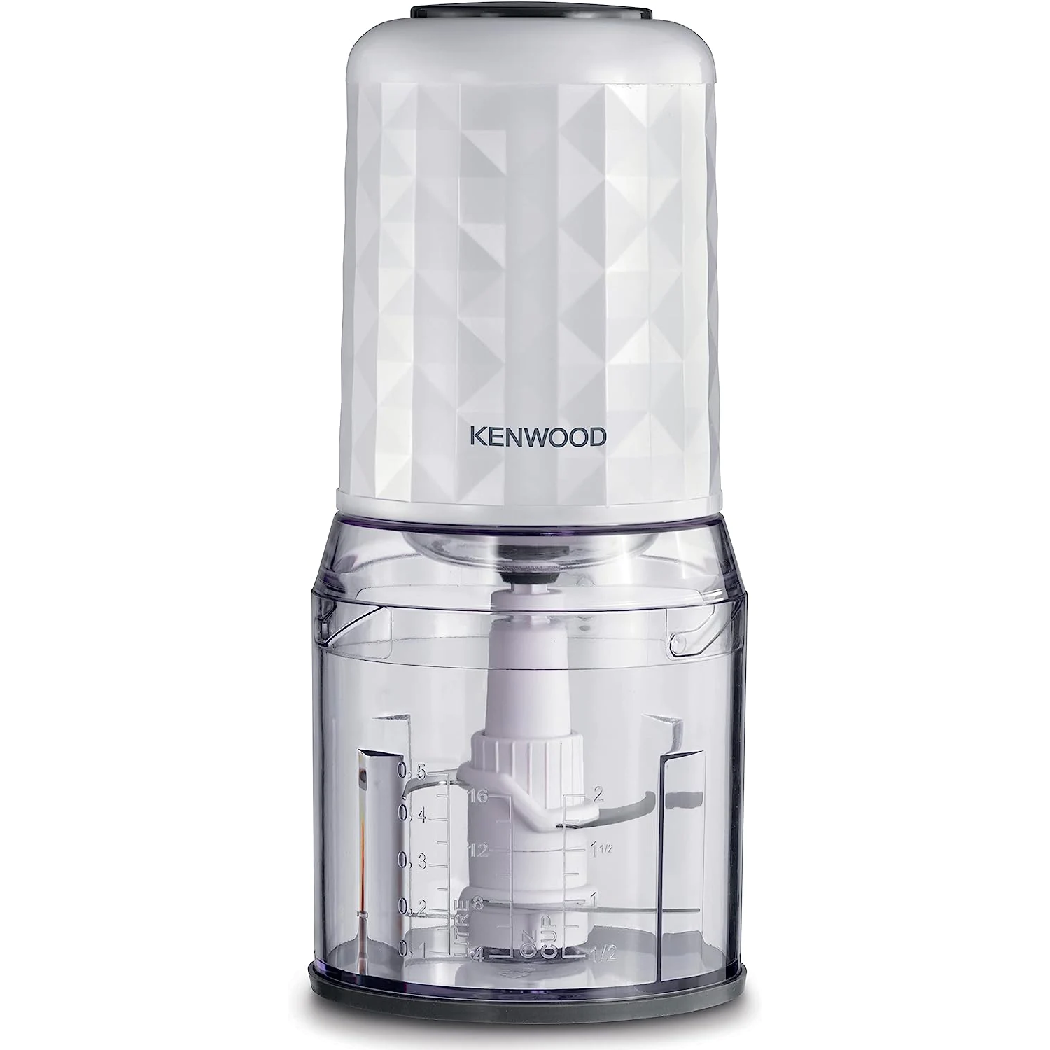 مفرمة لحم كينوود سعة 0.5 لتر، 400 واط، بأربع شفرات 