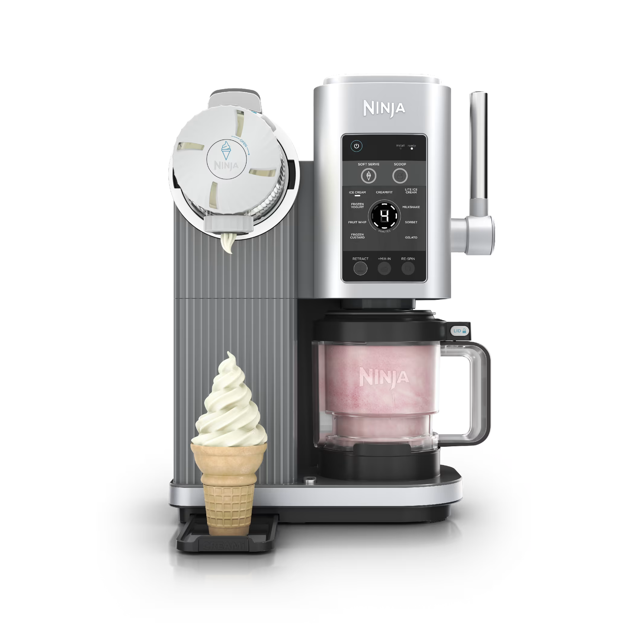 Ninja CREAMi Scoop & Swirl NC701 — Machine à Glace & Soft-Serve 13-en-1 " 13 millions 3000 DA "