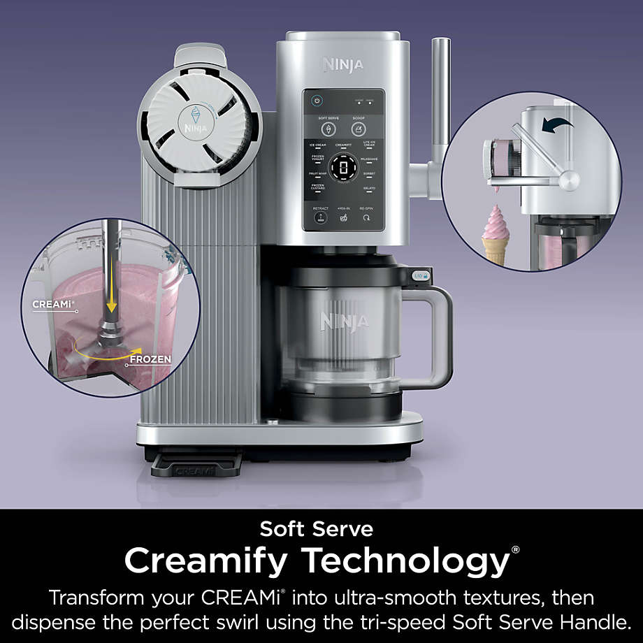 Ninja CREAMi Scoop & Swirl NC701 — Machine à Glace & Soft-Serve 13-en-1 " 13 millions 3000 DA "