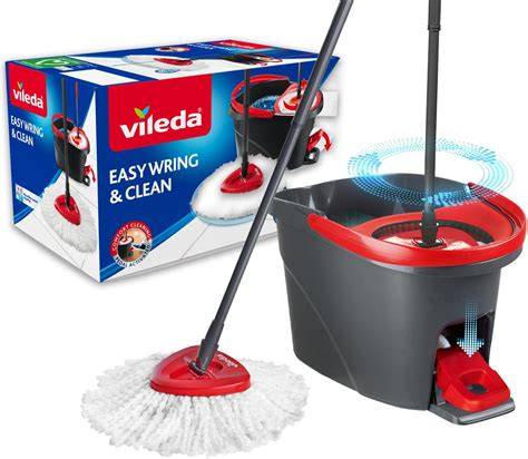 Vileda Easy Wring & Clean – Noir, Orange ou Vert
