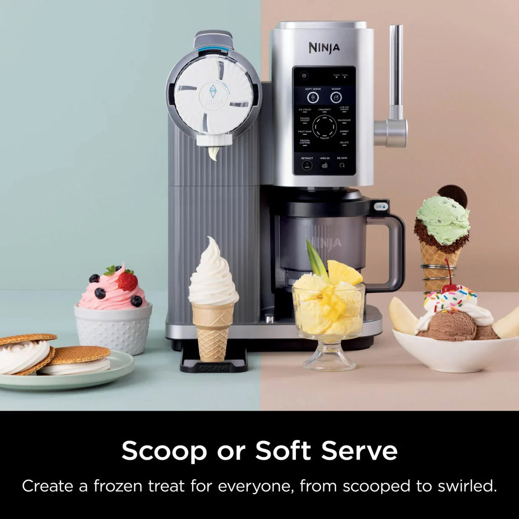 Ninja CREAMi Scoop & Swirl NC701 — Machine à Glace & Soft-Serve 13-en-1 " 13 millions 3000 DA "